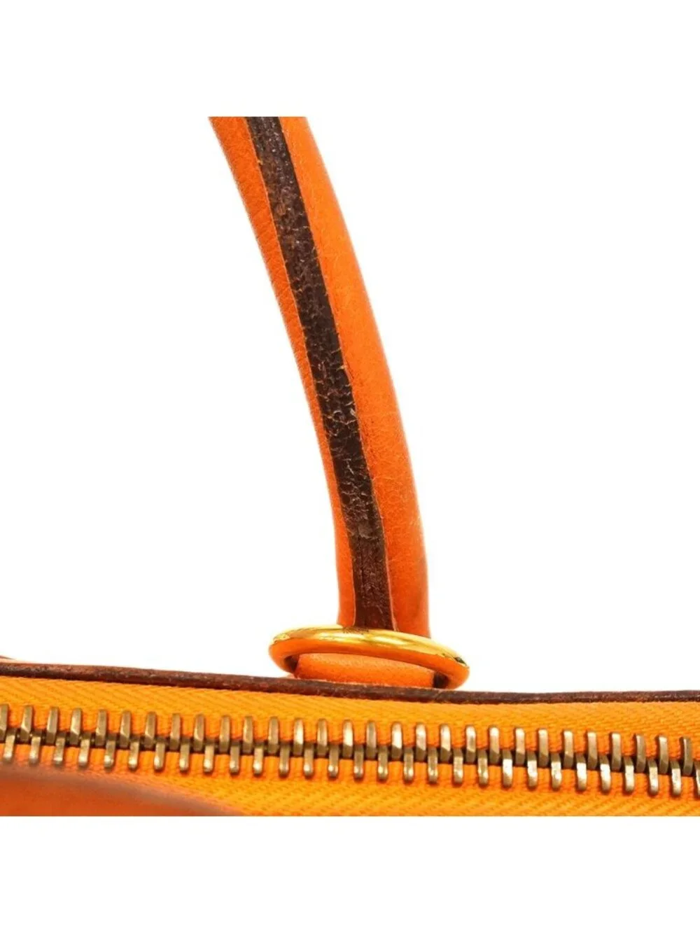 Hermes Handbag Bolide 35 Voga River Orange Gold